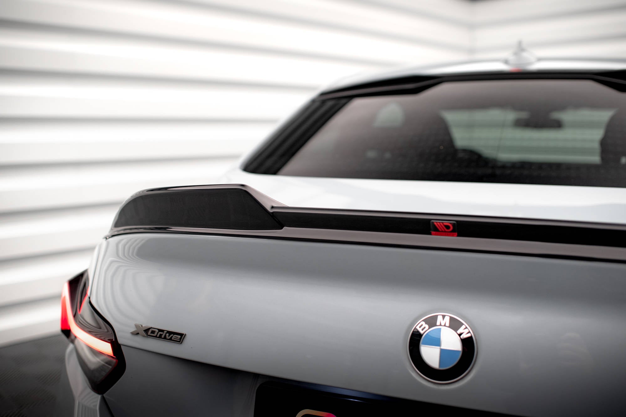 Maxton Design Spoiler CAP 3D passend für BMW 2 Coupe G42 / M2 G87 schwarz Hochglanz