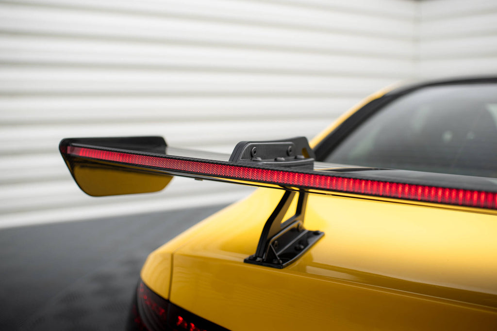 Maxton Design Carbon Spoiler With Upper Swan Mounting + LED Audi A5 Coupe 8T für Audi A5 / S5 / RS5