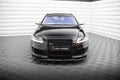 Maxton Design Street+ Spoilerlippe Front Ansatz V.2 passend für Audi RS6 Avant C6 schwarz Hochglanz