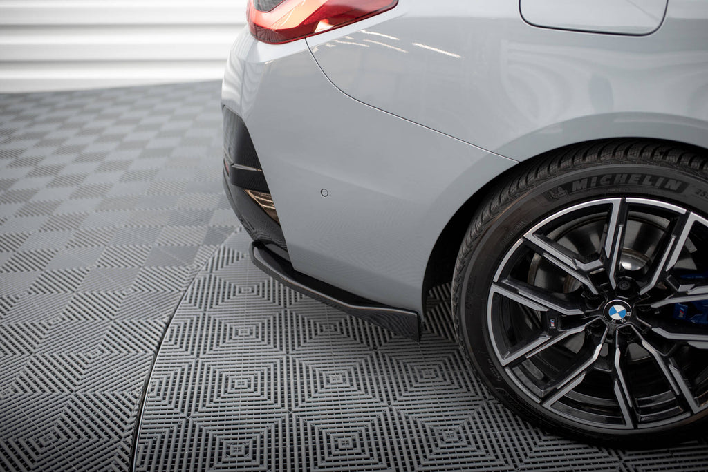 Maxton Design Heck Ansatz Flaps Diffusor V.4 passend für BMW M440i / 4 M-Paket Gran Coupe G26 schwarz Hochglanz