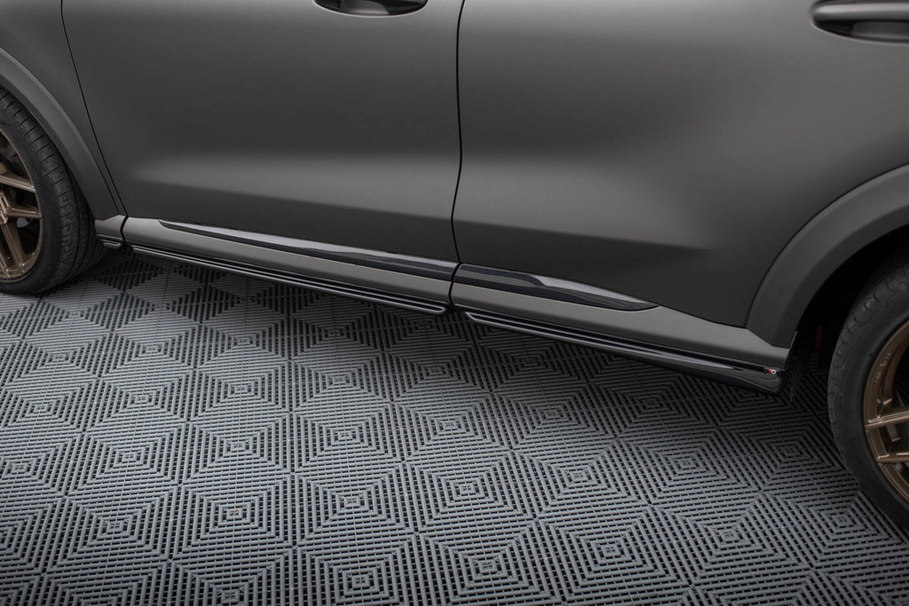 Maxton Design Street+ Seitenschweller Leisten passend für Ford Puma ST / ST-Line / Standard Mk1 schwarz Hochglanz