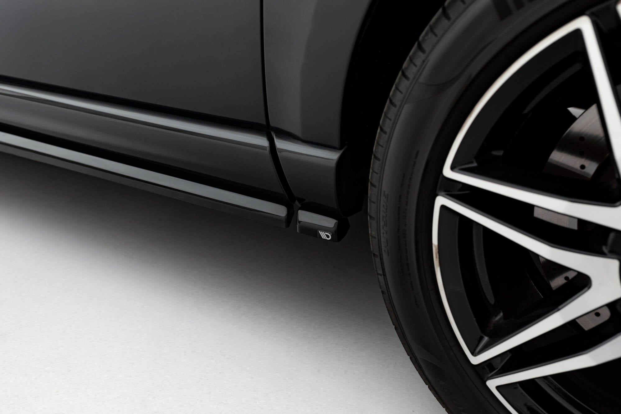 Maxton Design Street+ Seitenschweller Leisten passend für Mercedes-Benz V-Klasse Long AMG-Line W447 schwarz Hochglanz