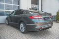Maxton Design Heck Ansatz Flaps Diffusor für Ford Mondeo Vignale Mk5 Facelift schwarz matt