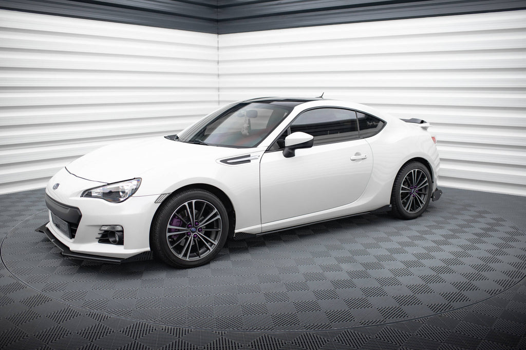 Maxton Design Seitenschweller Flaps passend für Subaru BRZ Mk1 / Mk1 Facelift schwarz Hochglanz