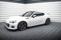 Maxton Design Street Pro Street+ Seitenschweller Leisten + Flaps passend für Subaru BRZ Mk1 / Mk1 Facelift schwarz Hochglanz