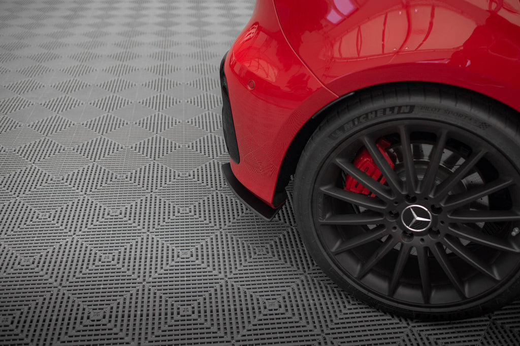 Maxton Design Street Pro Heck Ansatz Flaps Diffusor passend für Mercedes-Benz A 45 AMG W176 Facelift