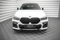 Maxton Design Street+ Spoilerlippe Front Ansatz V.1 passend für BMW X6 M-Paket G06 schwarz Hochglanz