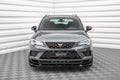 Maxton Design Street+ Spoilerlippe Front Ansatz V.1 passend für Cupra Ateca Mk1 schwarz Hochglanz