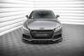Maxton Design Street+ Spoilerlippe Front Ansatz V.2 passend für Audi TT S / S-Line 8S schwarz Hochglanz