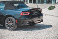 Maxton Design Heck Ansatz Flaps Diffusor passend für Abarth 124 Spider schwarz Hochglanz