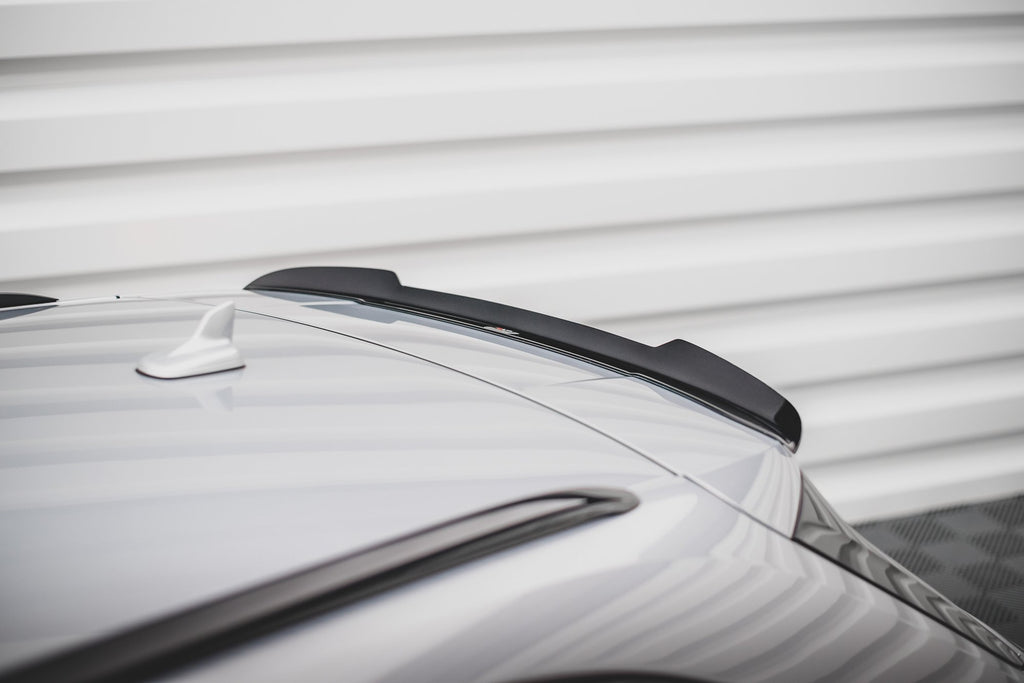 Maxton Design Spoiler CAP V.2 passend für Audi S4 / A4 S-Line Avant B9 schwarz Hochglanz