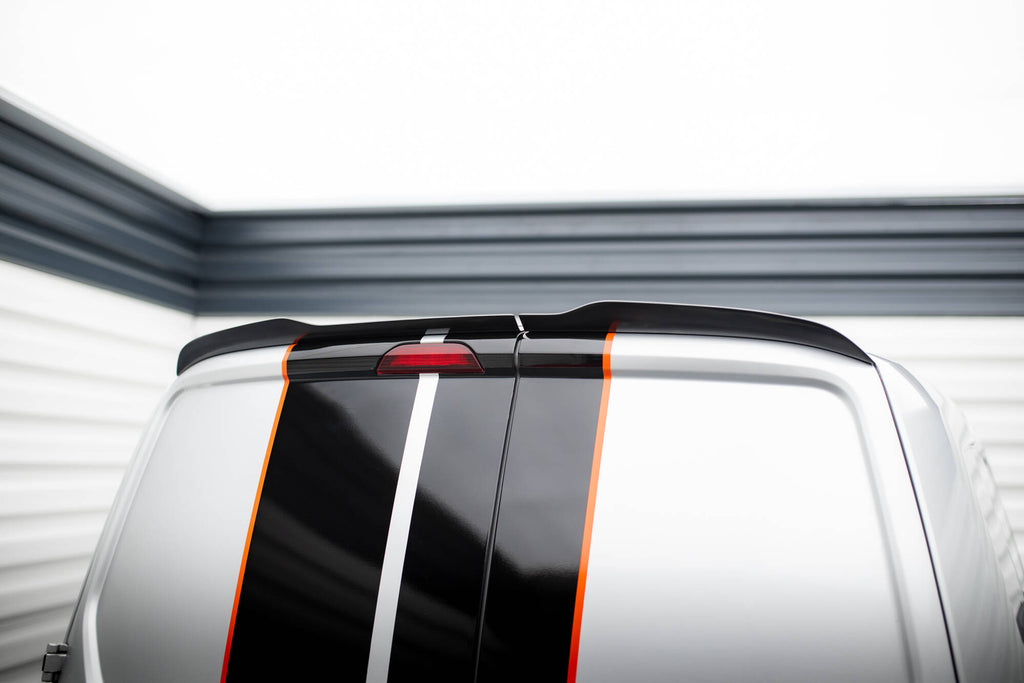 Maxton Design Spoiler CAP passend für Ford Transit Courier Mk1 schwarz Hochglanz