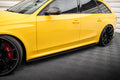 Maxton Design Street Pro Street+ Seitenschweller Leisten passend für Audi RS4 B8