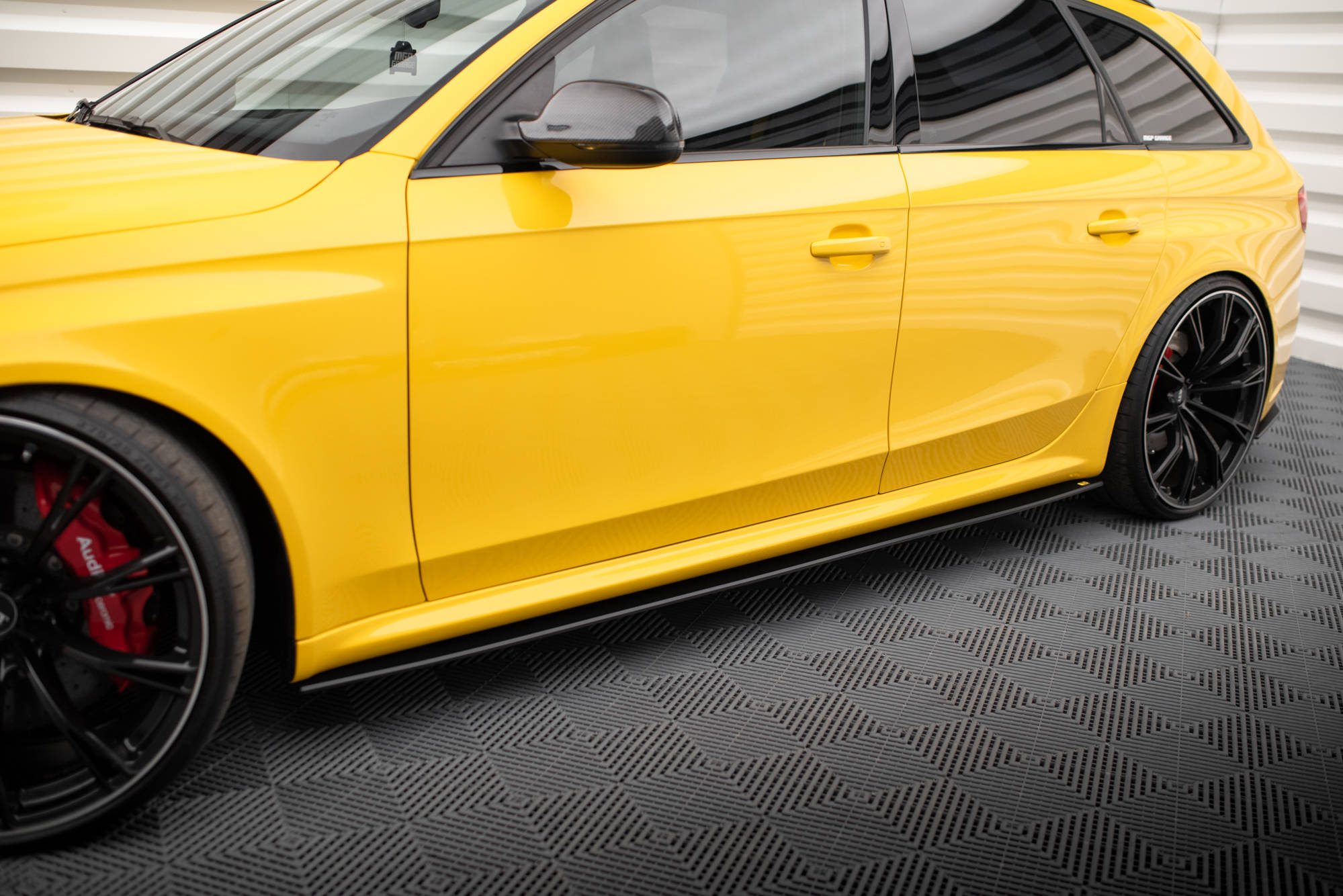 Maxton Design Street Pro Street+ Seitenschweller Leisten passend für Audi RS4 B8