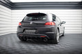 Maxton Design Diffusor Heck Ansatz V.2 passend für VW Scirocco R Mk3 schwarz Hochglanz