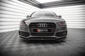 Maxton Design Street+ Spoilerlippe Front Ansatz V.4 passend für Audi A4 S-Line / S4 B8 Facelift schwarz Hochglanz