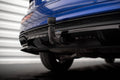 Maxton Design Street+ Mittlerer Diffusor RACE passend für Audi Q5 S-Line SUV Mk2 Facelift schwarz Hochglanz