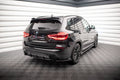 Maxton Design Heck Ansatz Flaps Diffusor passend für BMW X3 G01 schwarz Hochglanz