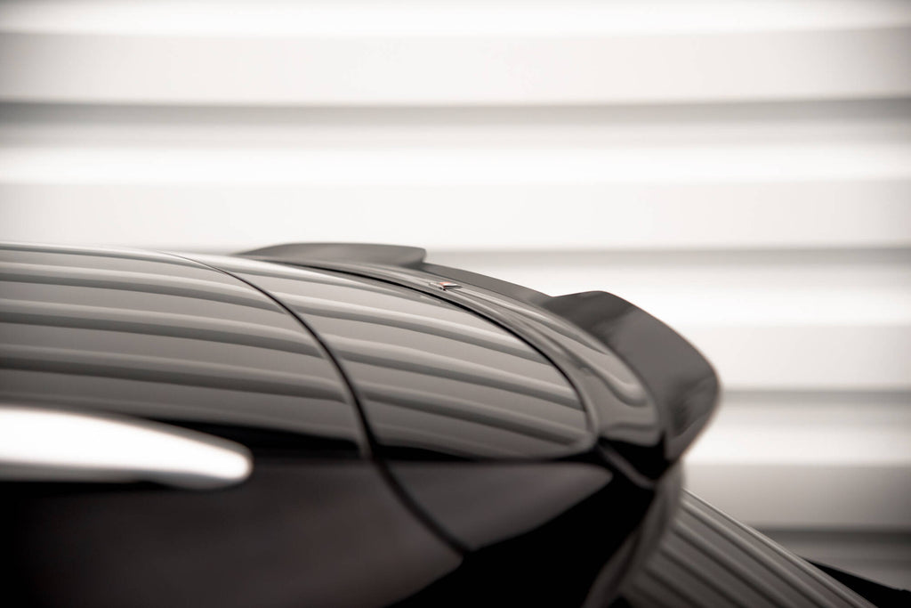 Maxton Design Spoiler CAP V.1 passend für Audi A6 C7 Avant schwarz Hochglanz