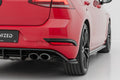 Maxton Design Hintere Rahmen Für Leuchten VW Golf R / R-Line Mk7 Facelift schwarz Hochglanz