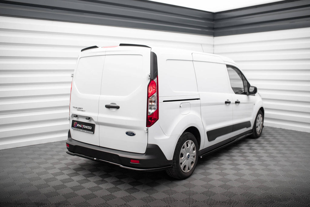 Maxton Design Heckansatz Ford Transit Connect Mk2 Facelift schwarz Hochglanz für Ford Transit Connect Mk2 Facelift