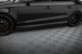 Maxton Design Street Pro Street+ Seitenschweller Leisten passend für Audi RS3 Limousine 8V Facelift