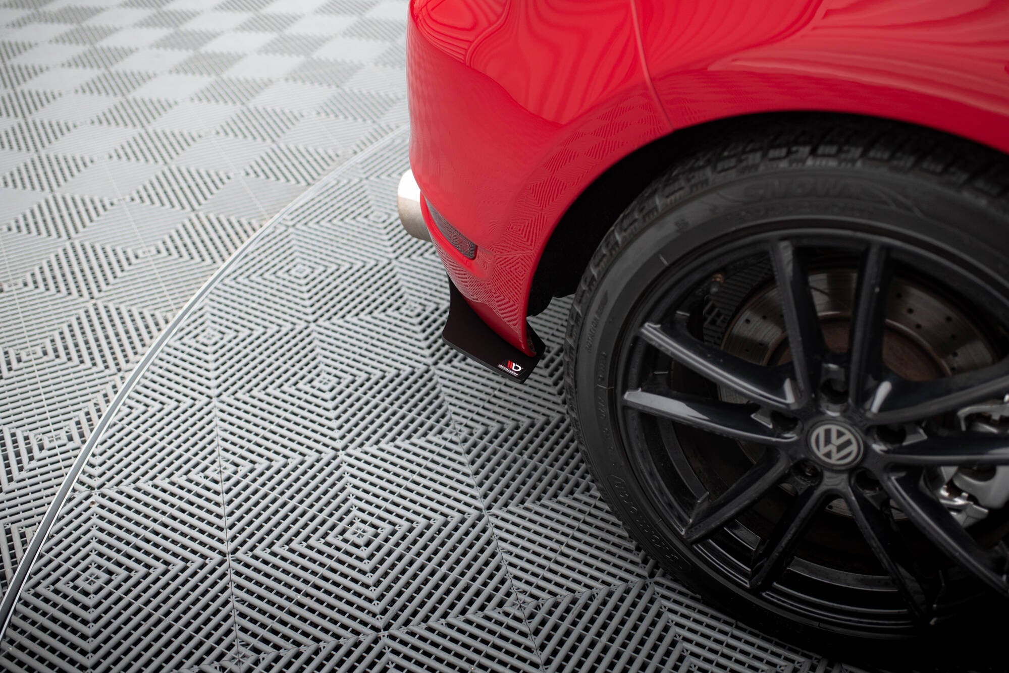 Maxton Design VW GOLF 6 GTI / 35TH Diffusor Heck Ansatz passend für Heckschürze passend für & Heck Ansatz Flaps Diffusor passend für