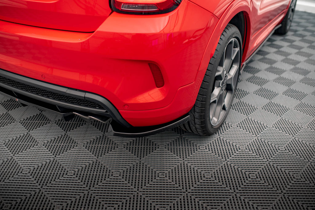 Maxton Design Street+ Mittlerer Diffusor RACE passend für Fiat 500X Sport Mk1 Facelift schwarz Hochglanz