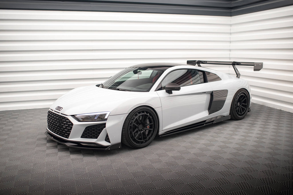 Maxton Design Street+ Seitenschweller Leisten V.2 passend für + Flaps passend für Audi R8 Mk2 Facelift