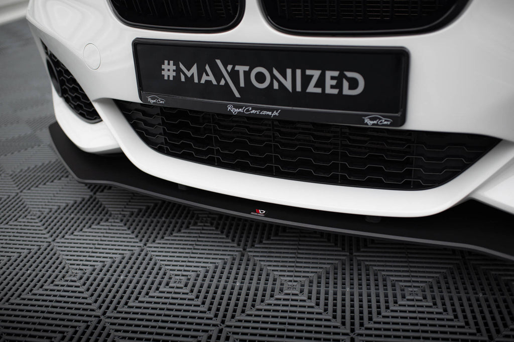 Maxton Design Street Pro Street+ Spoilerlippe Front Ansatz passend für V.3 passend für BMW 1er F20 M-Paket Facelift / M140i