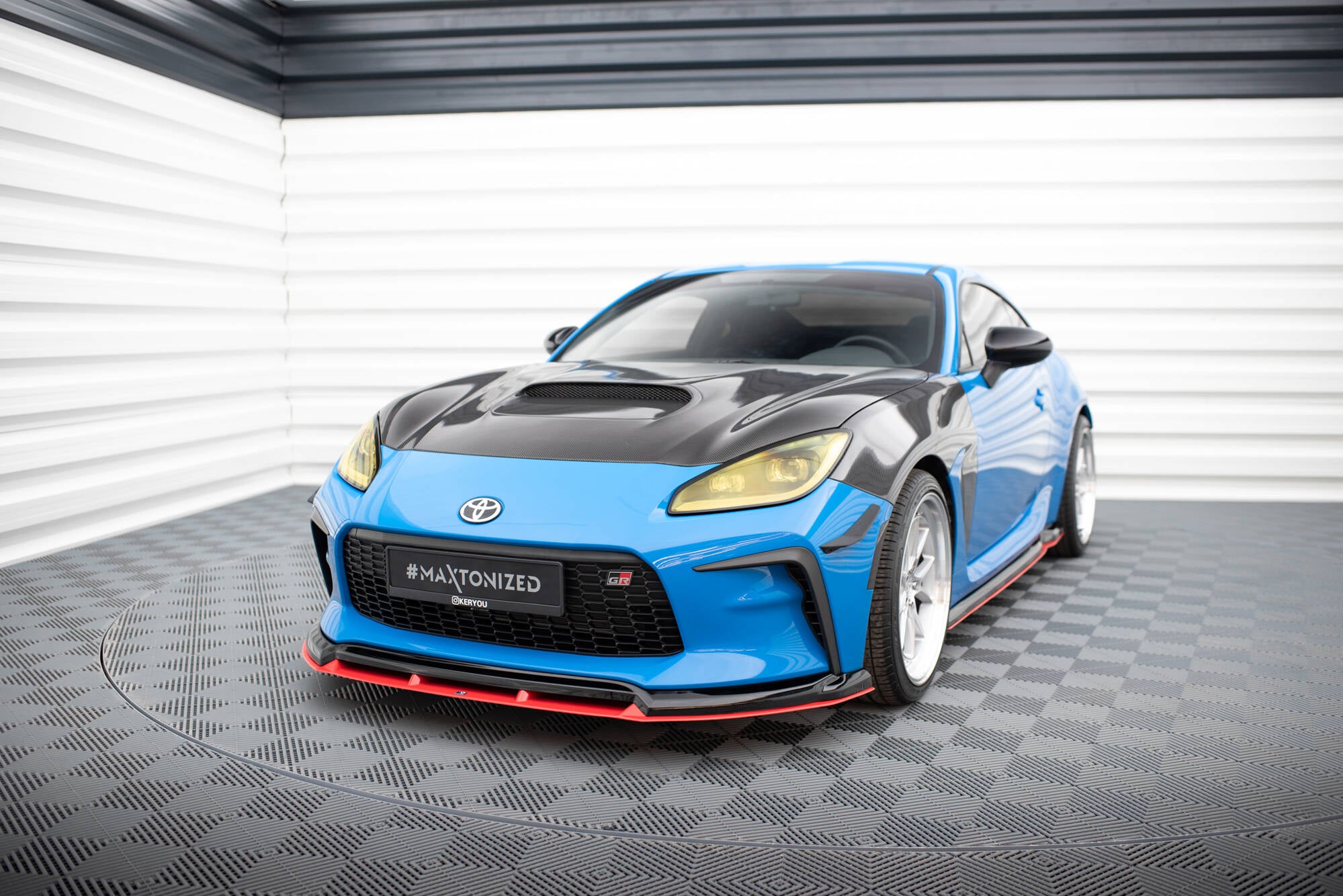 Maxton Design Street+ Spoilerlippe Front Ansatz V.2 passend für Toyota GR86 Mk1