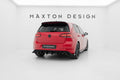 Maxton Design Street Pro Heck Ansatz Flaps Diffusor + Flaps passend für VW Golf 7 R Facelift schwarz Hochglanz
