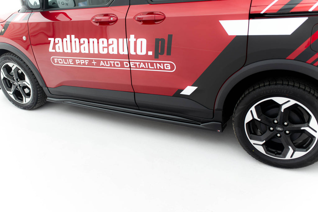 Maxton Design Street+ Seitenschweller Leisten passend für Ford Tourneo Courier Mk2 schwarz Hochglanz