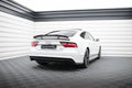 Maxton Design Spoiler CAP passend für Audi A7 / S7 / RS7 / A7 S-Line C7 / C7 Facelift schwarz Hochglanz