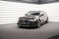 Maxton Design Street+ Spoilerlippe Front Ansatz V.1 passend für Audi A6 C7 schwarz Hochglanz