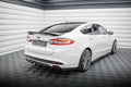 Maxton Design Heck Ansatz Flaps Diffusor passend für Ford Mondeo Sport Mk5 Facelift / Fusion Sport Mk2 Facelift schwarz Hochglanz