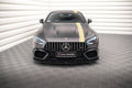 Maxton Design Street+ Spoilerlippe Front Ansatz V.2 passend für Mercedes-AMG GT 63S 4 Door Coupe Aero X290 schwarz Hochglanz