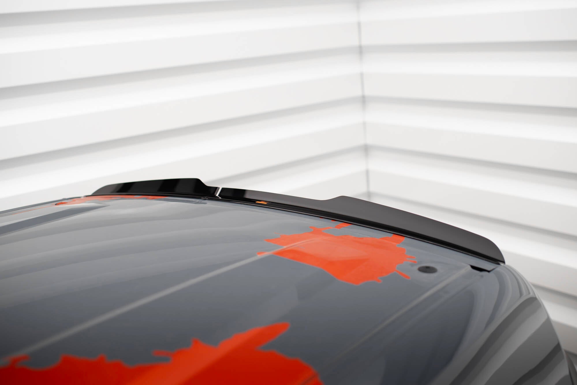 Maxton Design Spoiler CAP passend für Renault Express Mk2 schwarz Hochglanz