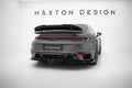 Maxton Design Spoiler CAP passend für Porsche 911 Turbo S Sport Package 992 schwarz Hochglanz