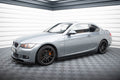 Maxton Design Street+ Seitenschweller Leisten passend für BMW 3er E92 M-Paket schwarz Hochglanz