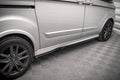 Maxton Design Street+ Seitenschweller Leisten passend für Ford Transit Custom ST-Line Mk1 Facelift schwarz Hochglanz