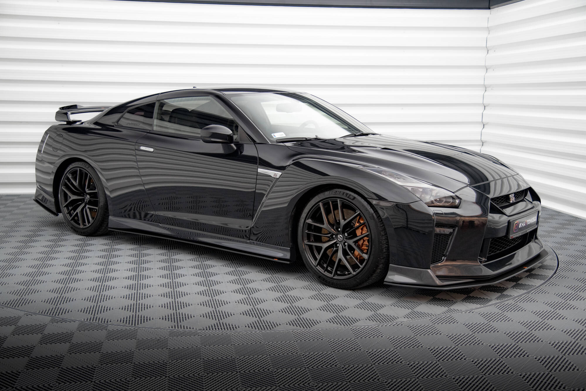 Maxton Design Street Pro Street+ Seitenschweller Leisten passend für Nissan GTR R35 Facelift