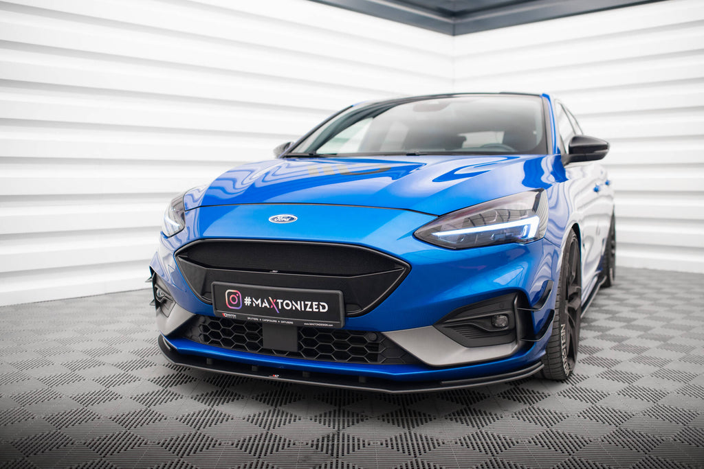 Maxton Design Street Pro Street+ Spoilerlippe Front Ansatz passend für Ford Focus ST / ST-Line Mk4