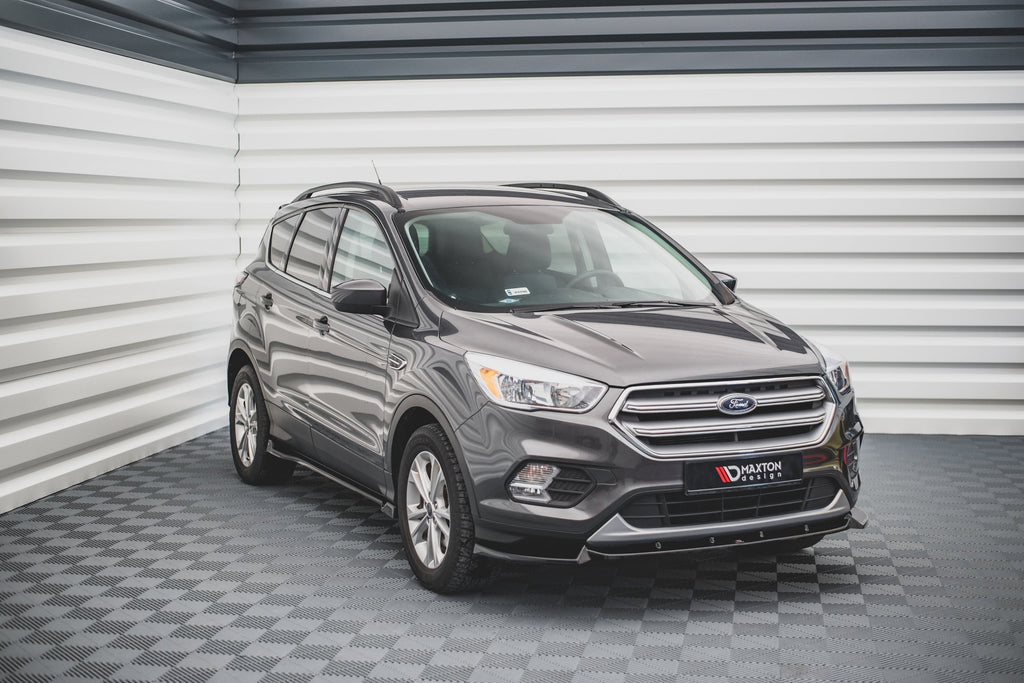 Maxton Design Street+ Seitenschweller Leisten passend für Ford Escape Mk3 schwarz Hochglanz