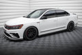 Maxton Design Street+ Seitenschweller Leisten passend für VW Passat GT B8 Facelift USA schwarz Hochglanz