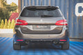 Maxton Design Diffusor Heck Ansatz + Endrohre passend für Peugeot 308 SW Mk2