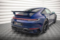 Maxton Design Street+ Mittlerer Diffusor RACE V.2 passend für Porsche 911 Carrera Aero / Carrera GTS 992 schwarz Hochglanz