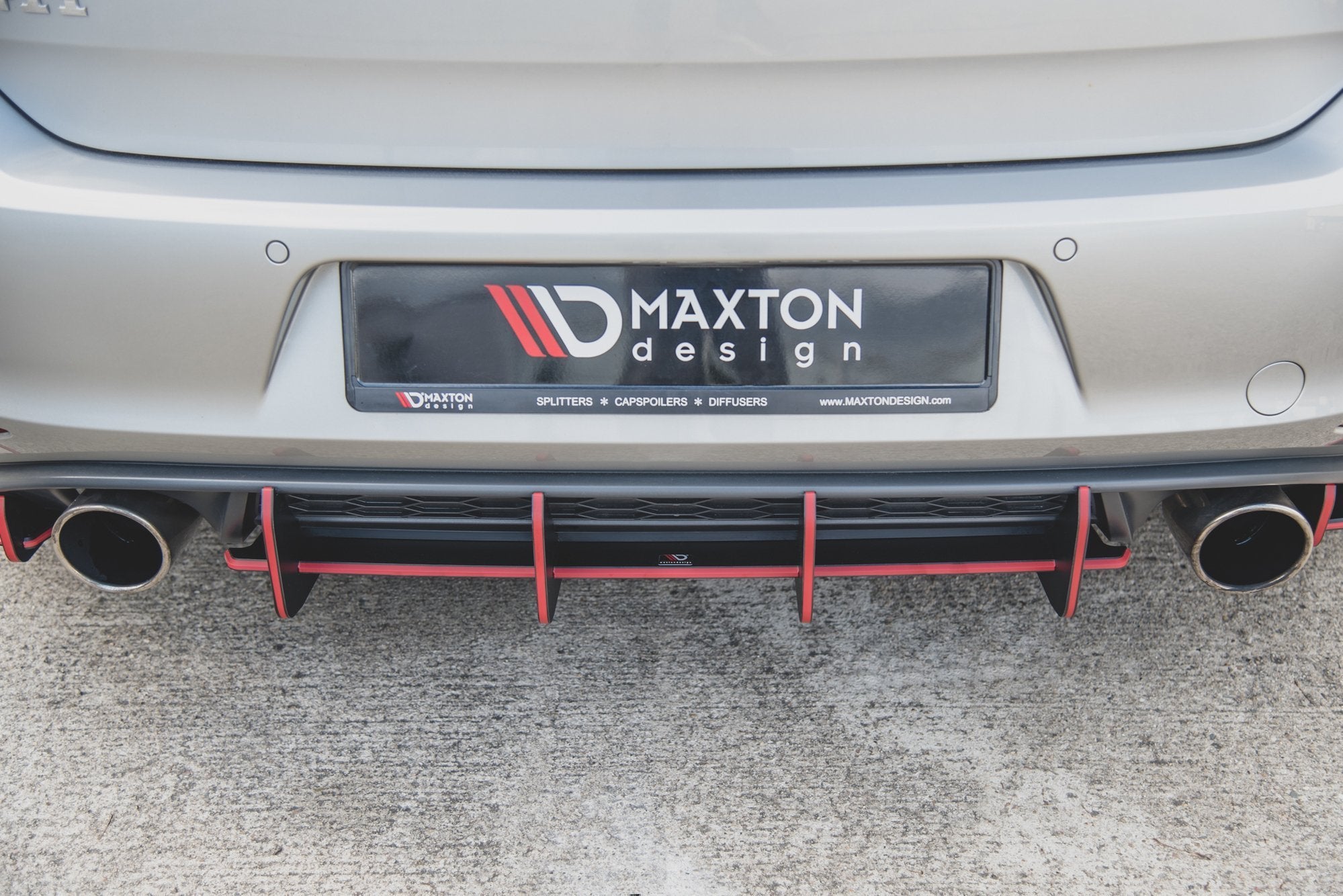 Maxton Design Street Pro Heckschürze V.1 passend für VW Golf 7 GTI