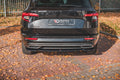 Maxton Design Heckansatz Skoda Karoq Sportline schwarz Hochglanz für Skoda Karoq Mk1