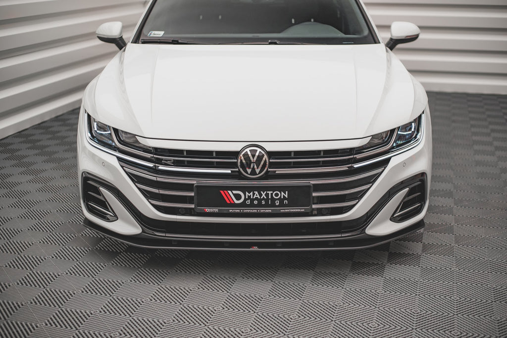 Maxton Design Street Pro Street+ Spoilerlippe Front Ansatz passend für VW Arteon Limousine / Shooting Brake R-Line Mk1 Facelift